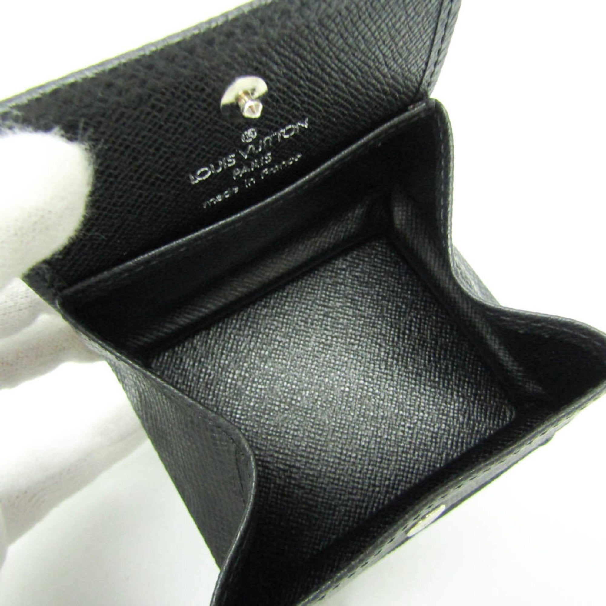 Leather Porte Monnaie Boite with Slight Scratches