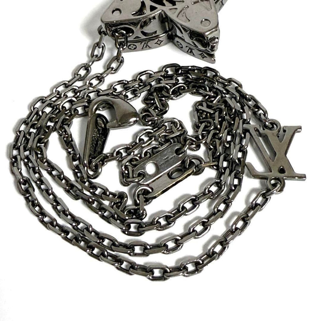 Monogram Flower Pendant Necklace