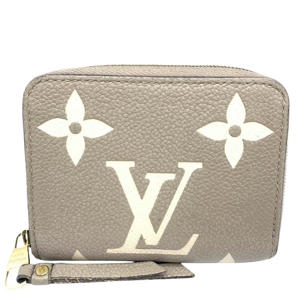 Zippy Canvas Coin Purse with Slight Scratches and Stains