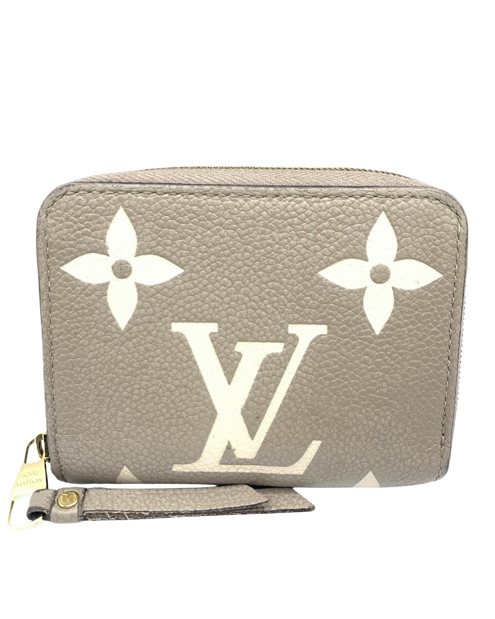 Zippy Canvas Coin Purse with Slight Scratches and Stains
