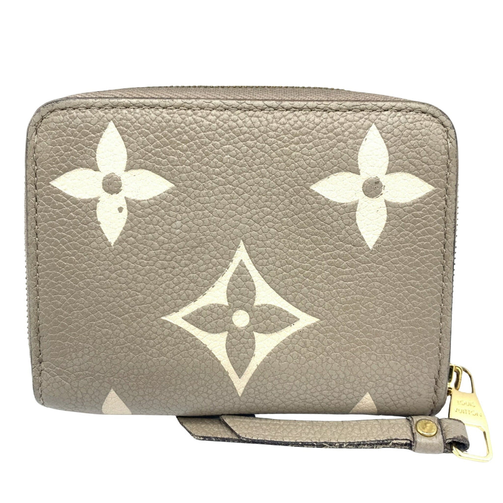 Zippy Canvas Coin Purse with Slight Scratches and Stains