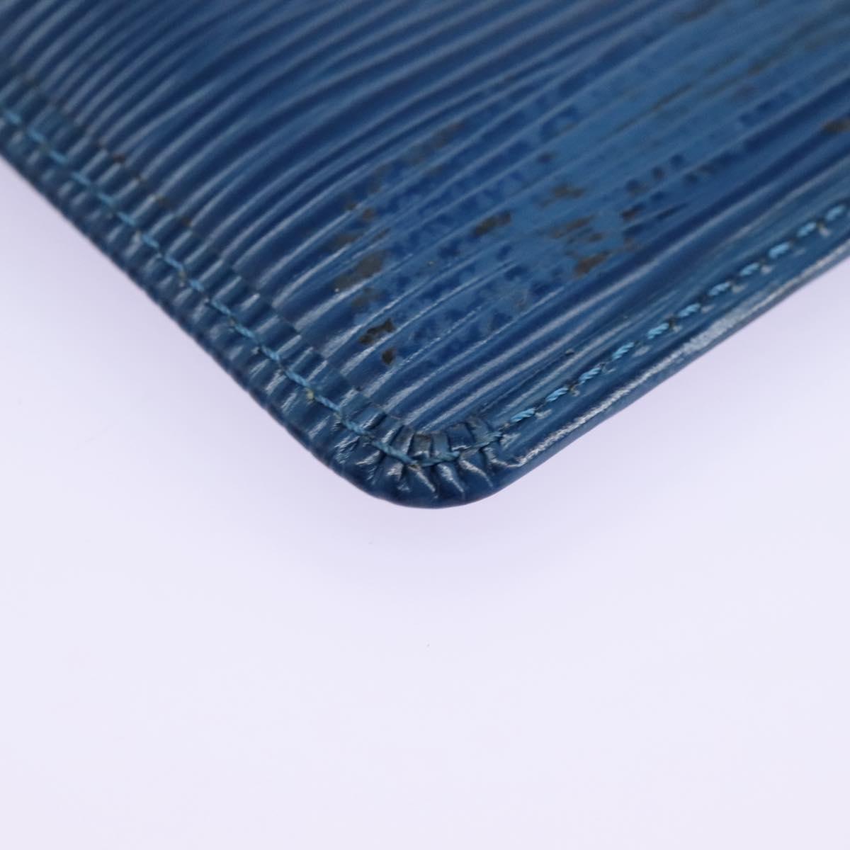 Epi Leather Zip Wallet Chain