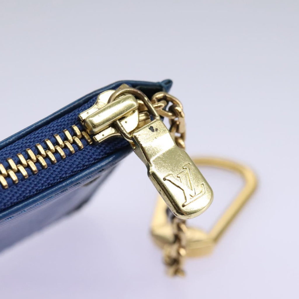 Epi Leather Zip Wallet Chain