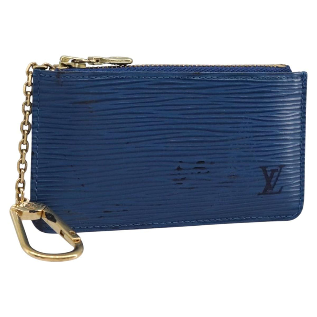 Epi Leather Zip Wallet Chain
