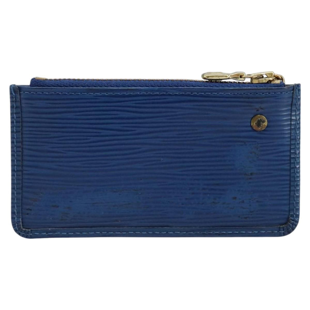 Epi Leather Zip Wallet Chain