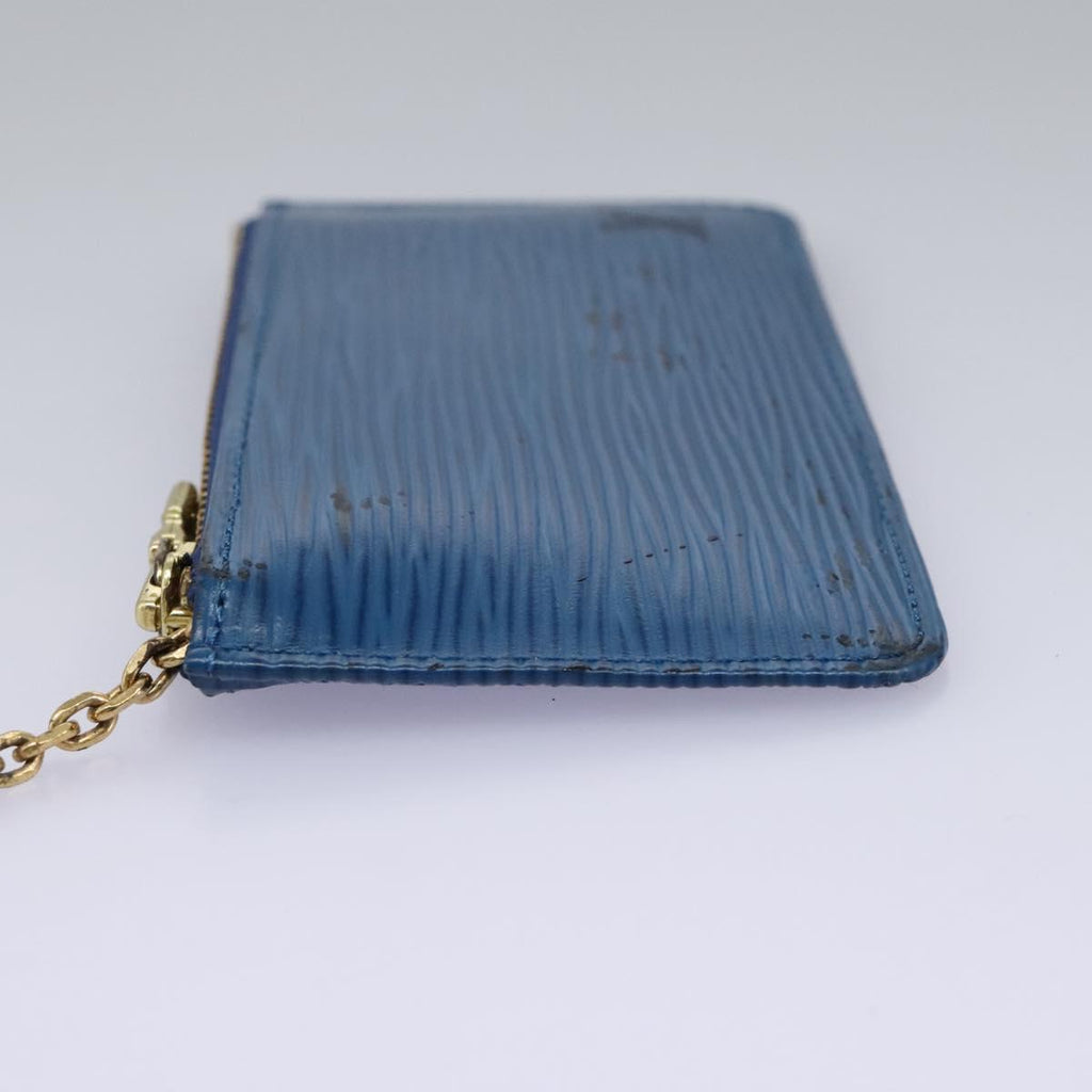 Epi Leather Zip Wallet Chain
