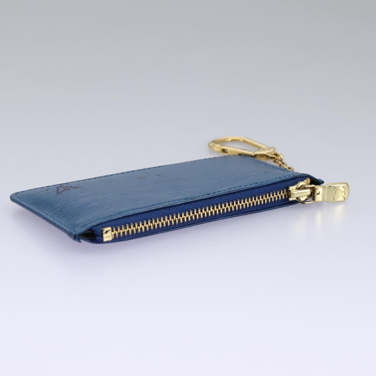 Epi Leather Zip Wallet Chain