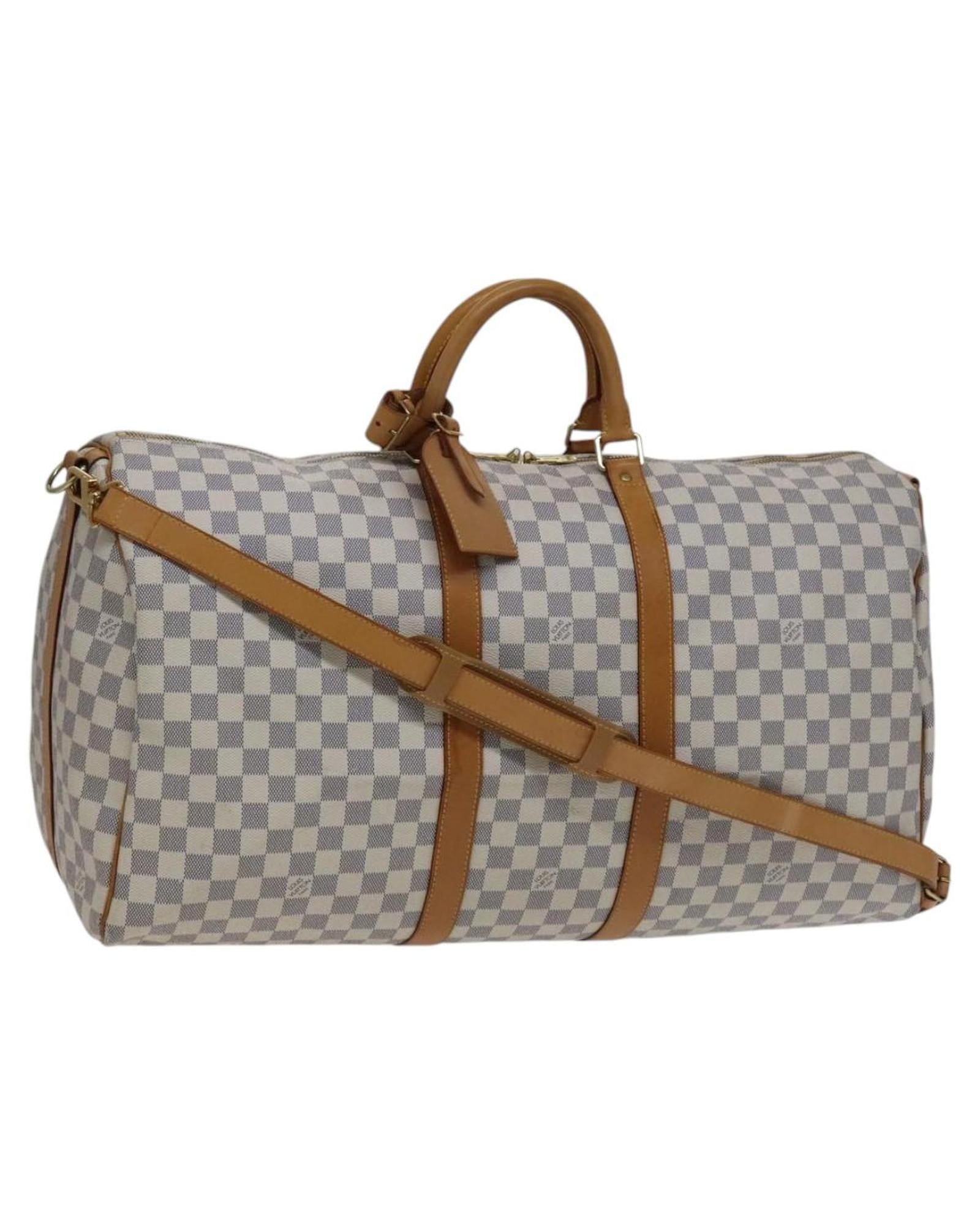 Keepall Bandoulire 55 Damier Azur Travel