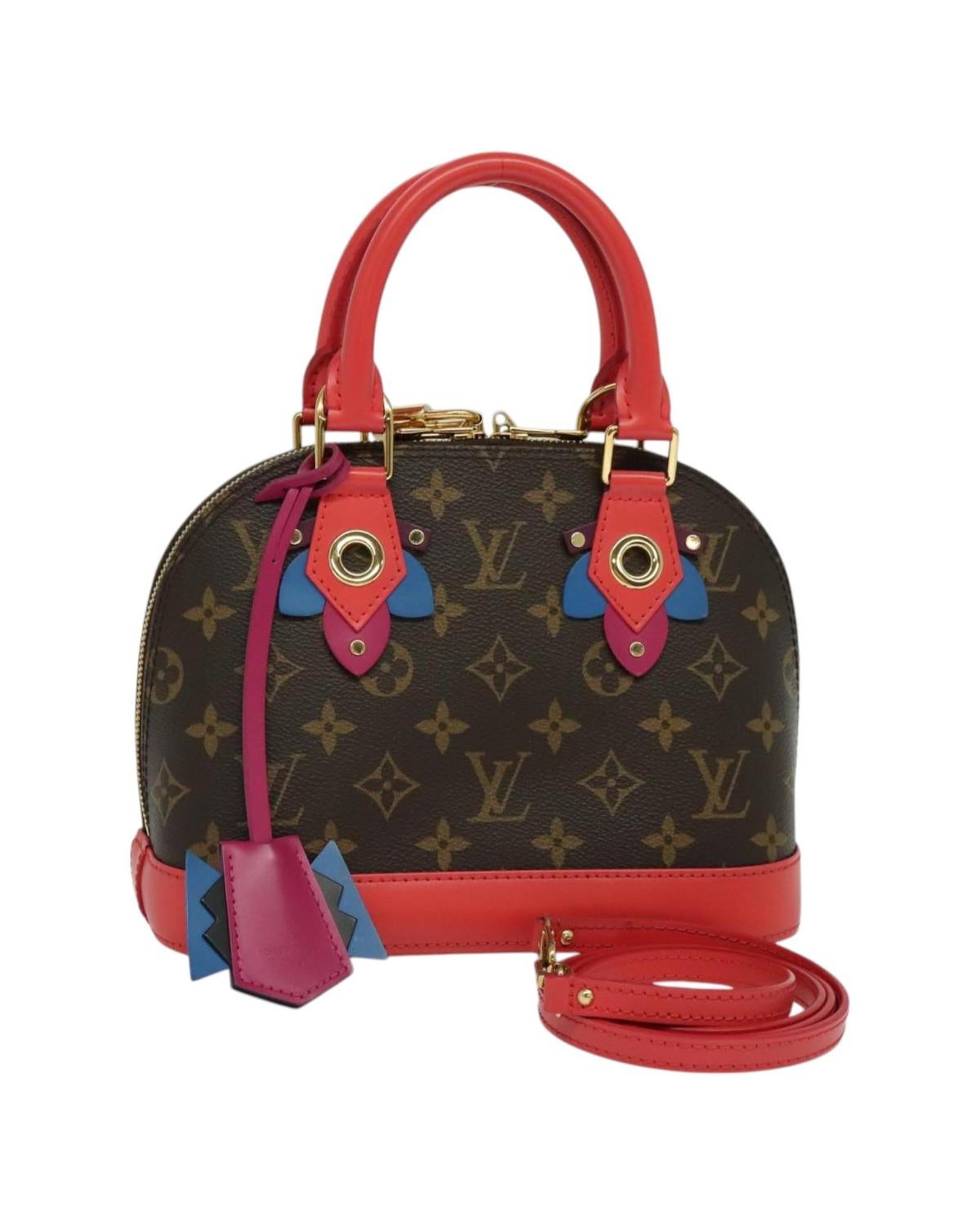 Elegant Canvas Shoulder Bag with Excellent Condition and Slight Metal Scratches
