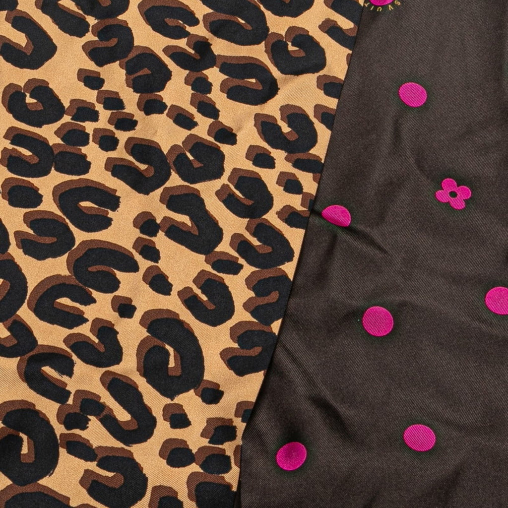 Silk Scarf with Slight Stains and Folding Traces