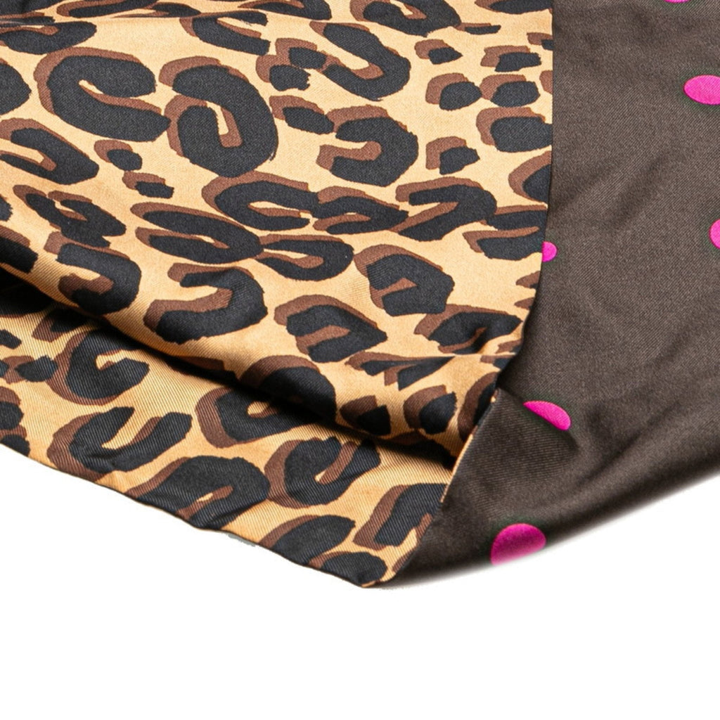 Silk Scarf with Slight Stains and Folding Traces