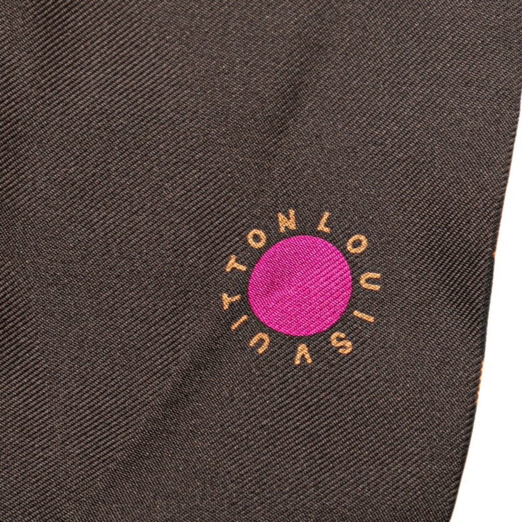 Silk Scarf with Slight Stains and Folding Traces
