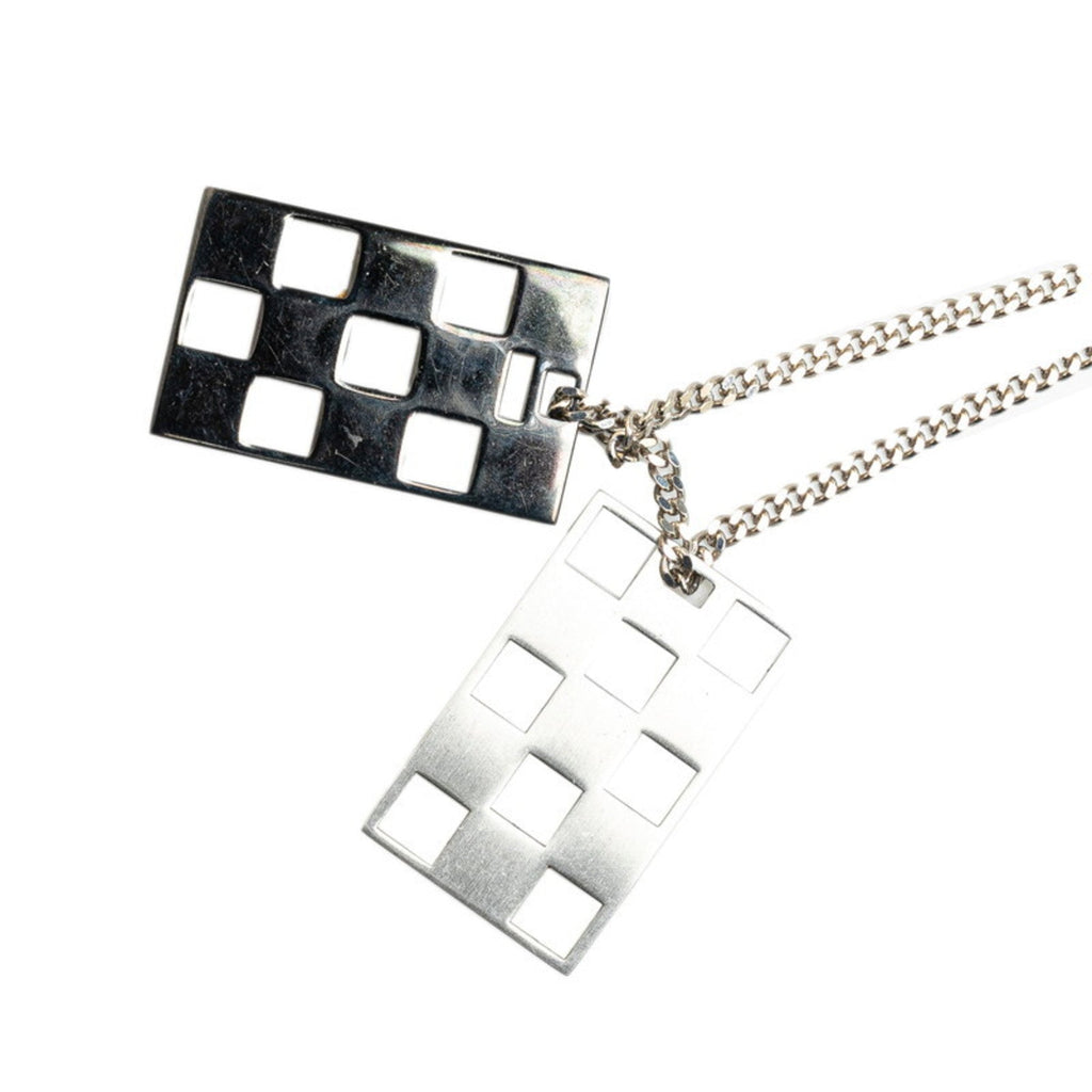 Luxury Metal Keychain with Subtle Scratches and Patina
