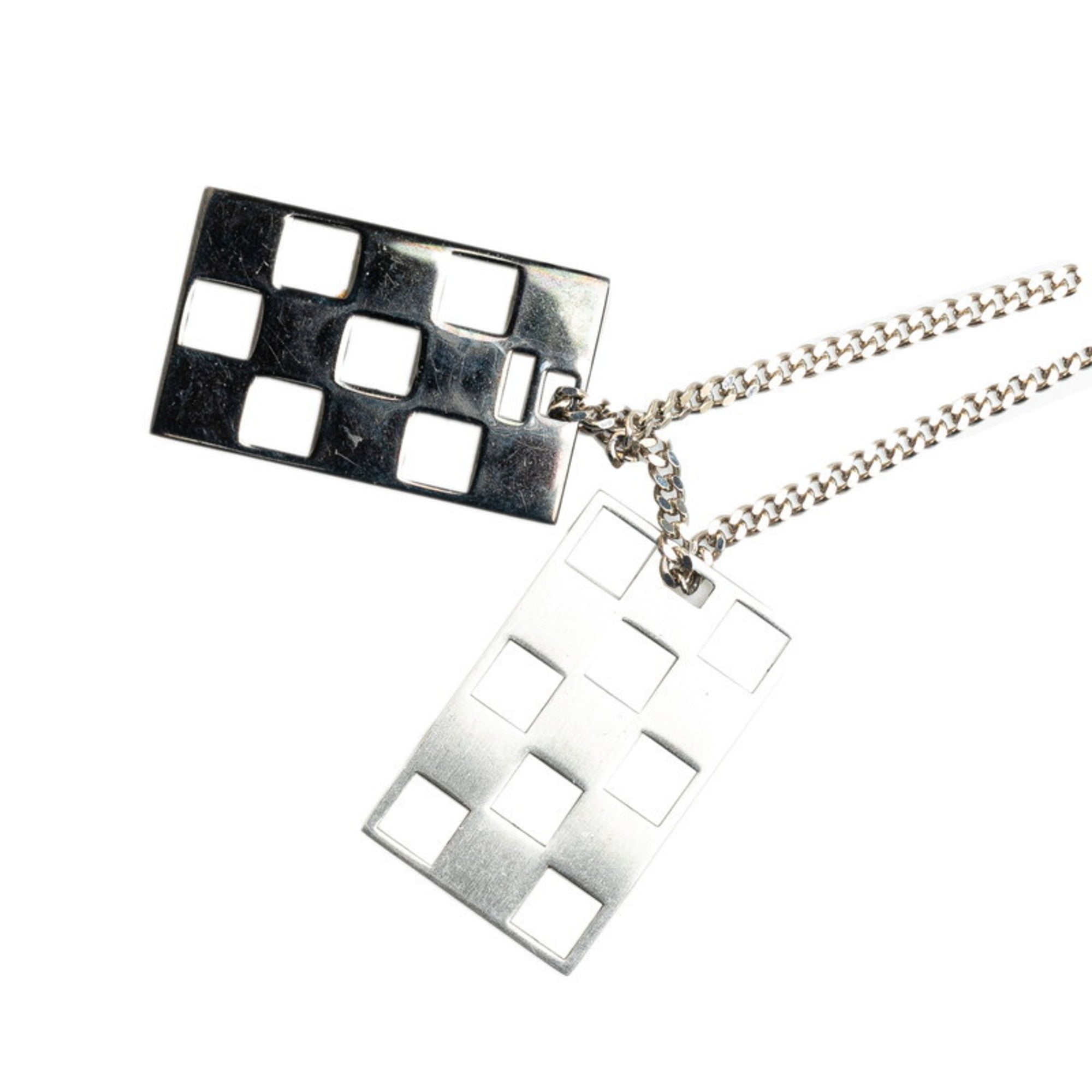 Luxury Metal Keychain with Subtle Scratches and Patina