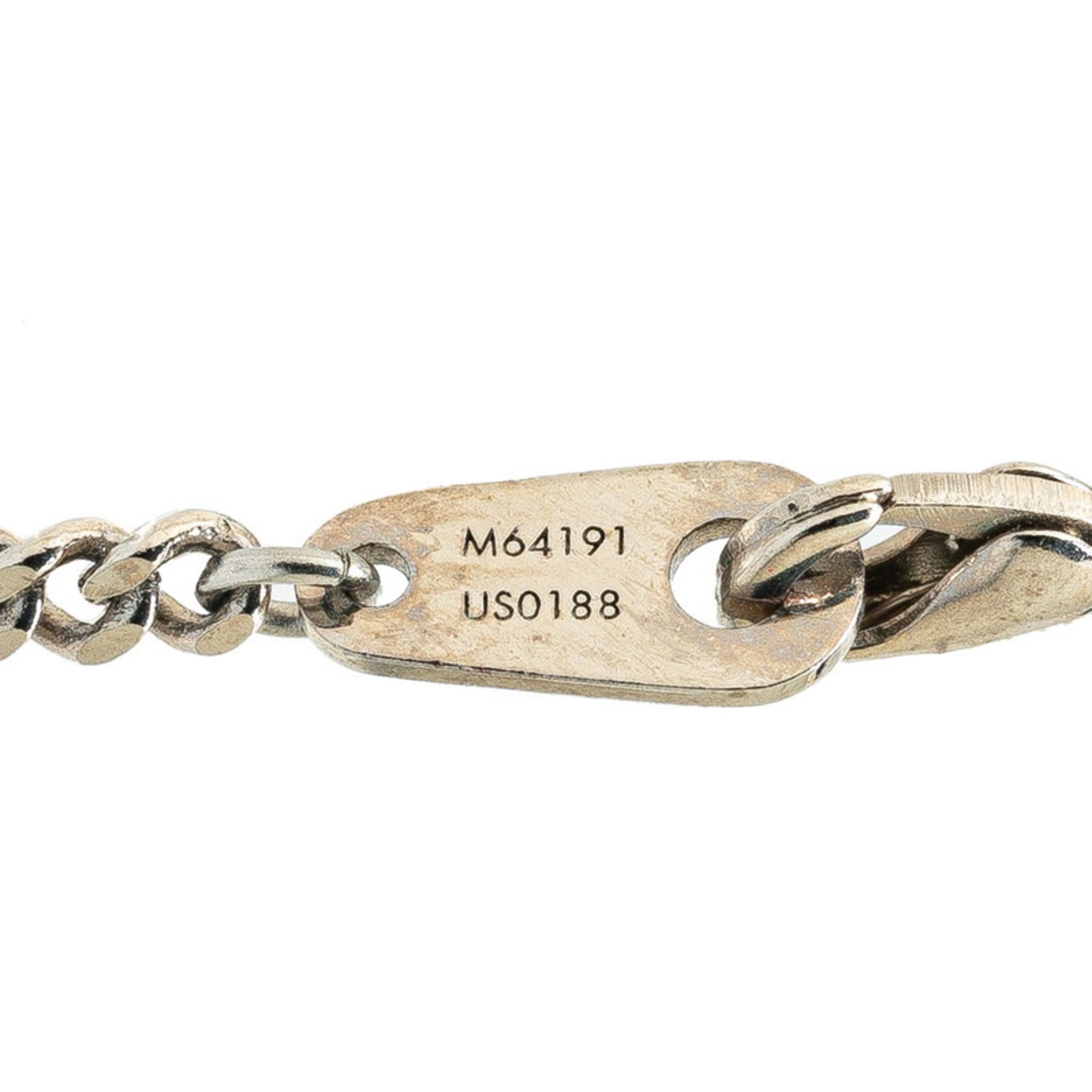 Luxury Metal Keychain with Subtle Scratches and Patina
