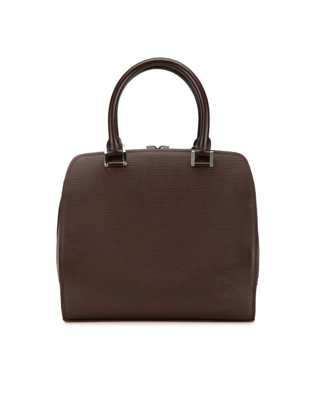 Elegant Leather Handbag with Slight Wear and Good Condition