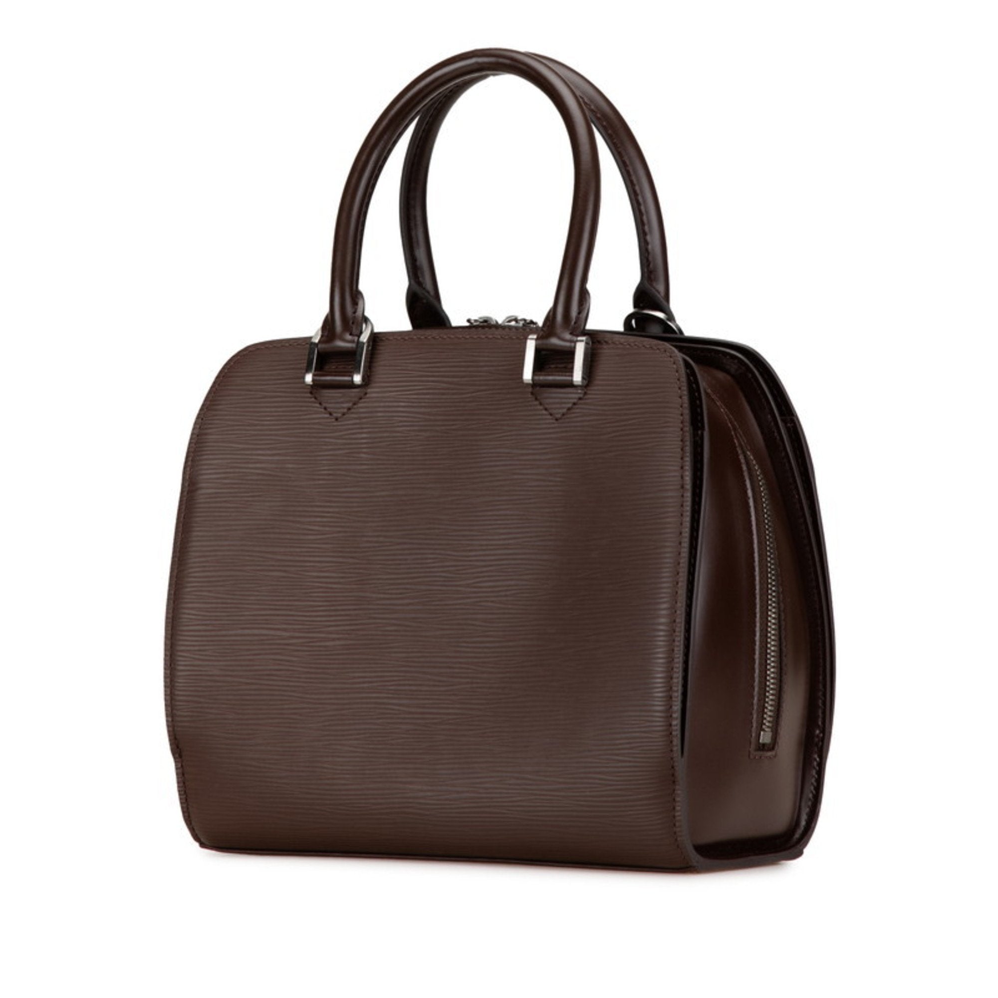 Elegant Leather Handbag with Slight Wear and Good Condition