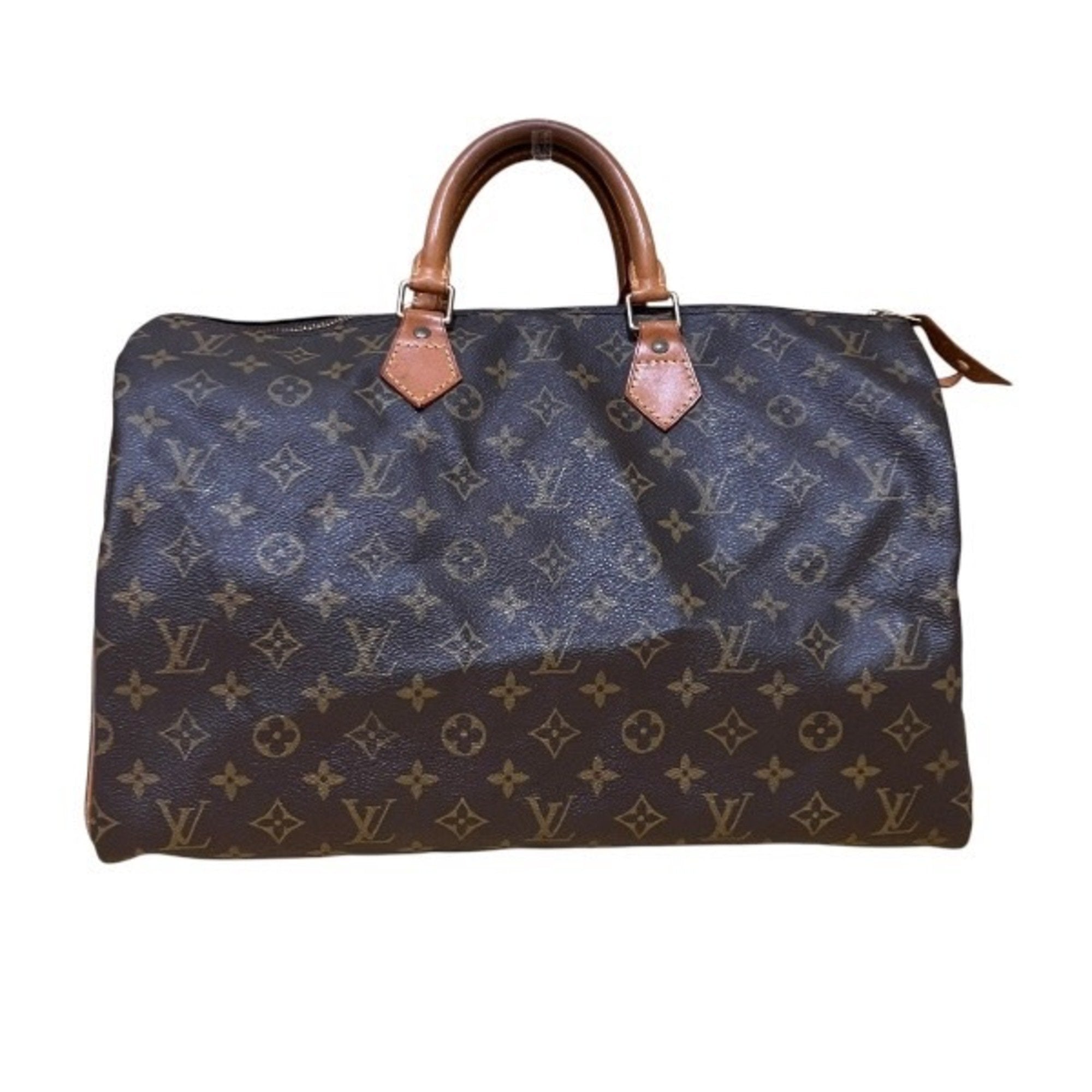 Classic Canvas Speedy Bag with Key and Padlock