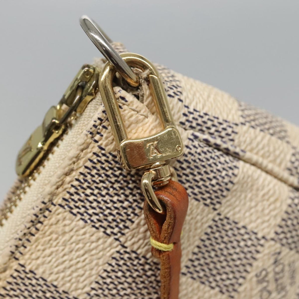 Canvas Pochette Accessoire with Adjustable Strap