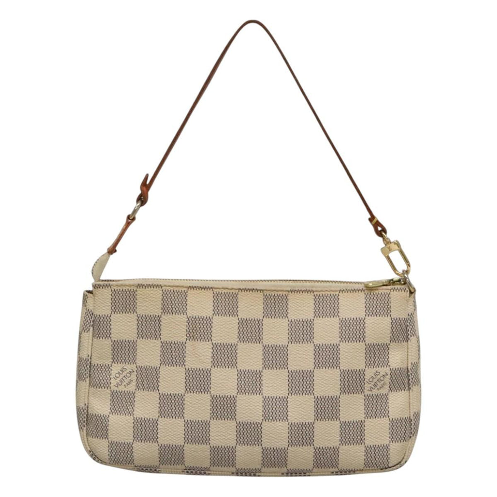Canvas Pochette Accessoire with Adjustable Strap