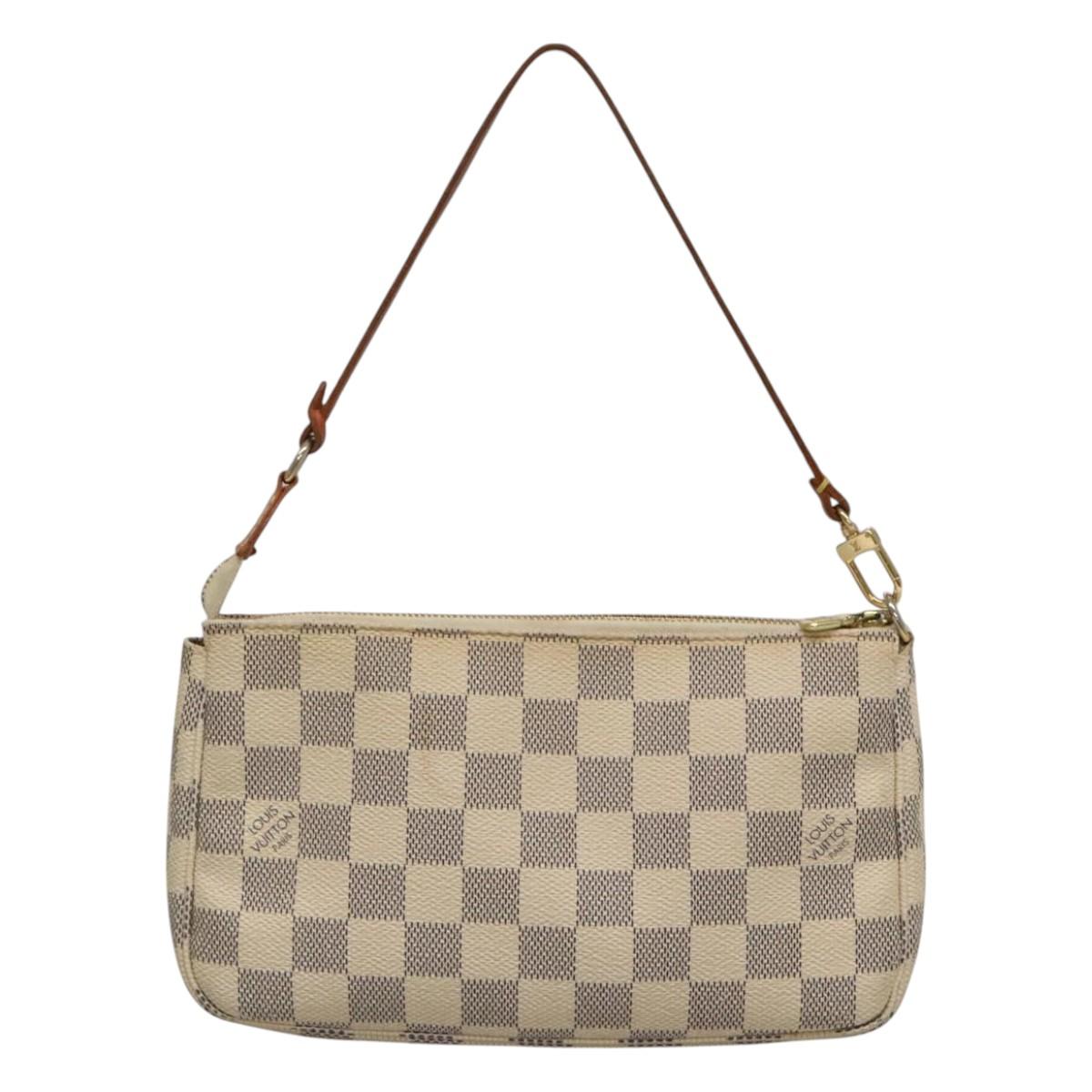 Canvas Pochette Accessoire with Adjustable Strap