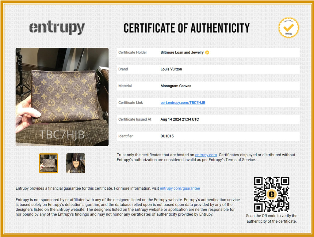Louis Vuitton Vintage Monogram Toiletry 19 Pouch Cosmetic Case