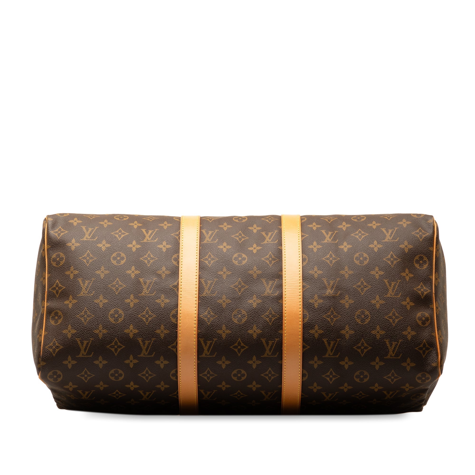 Brown Louis Vuitton Monogram Keepall 50 Travel Bag