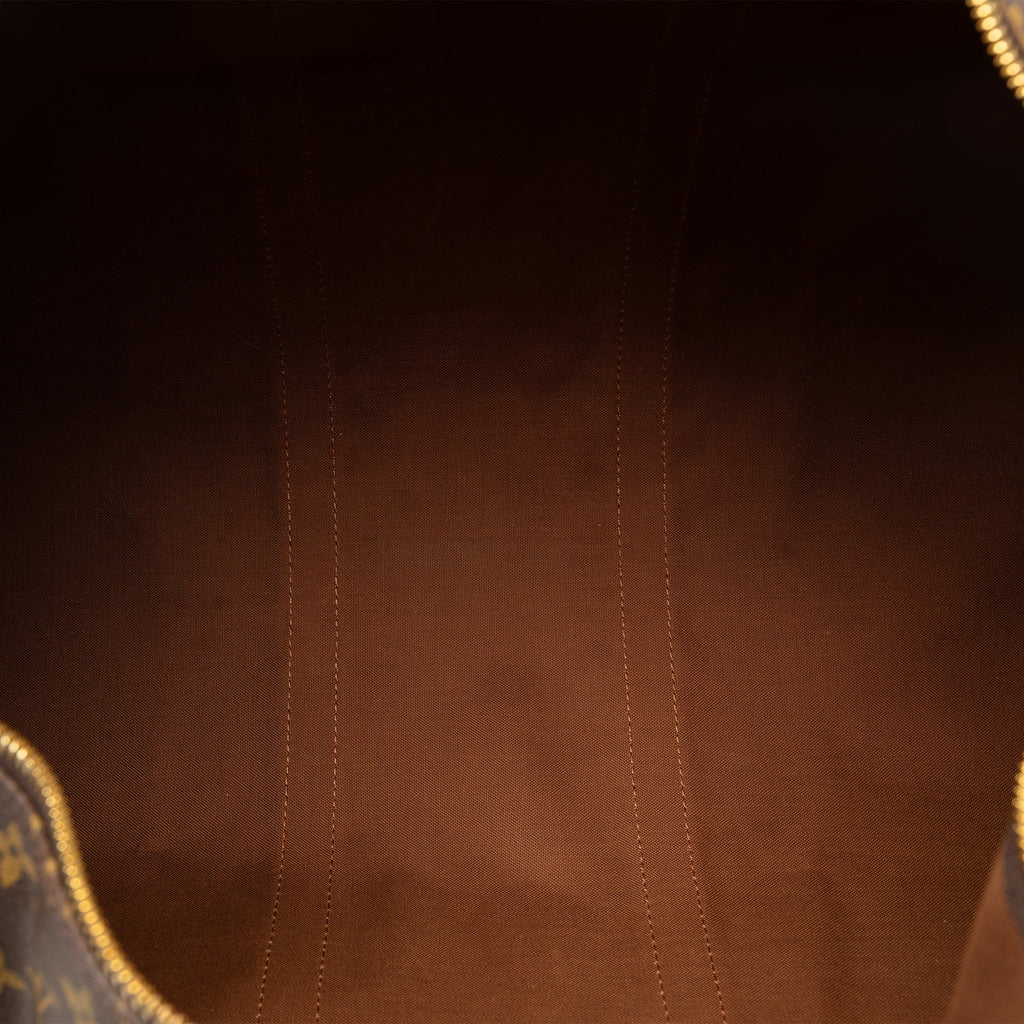 Brown Louis Vuitton Monogram Keepall 50 Travel Bag