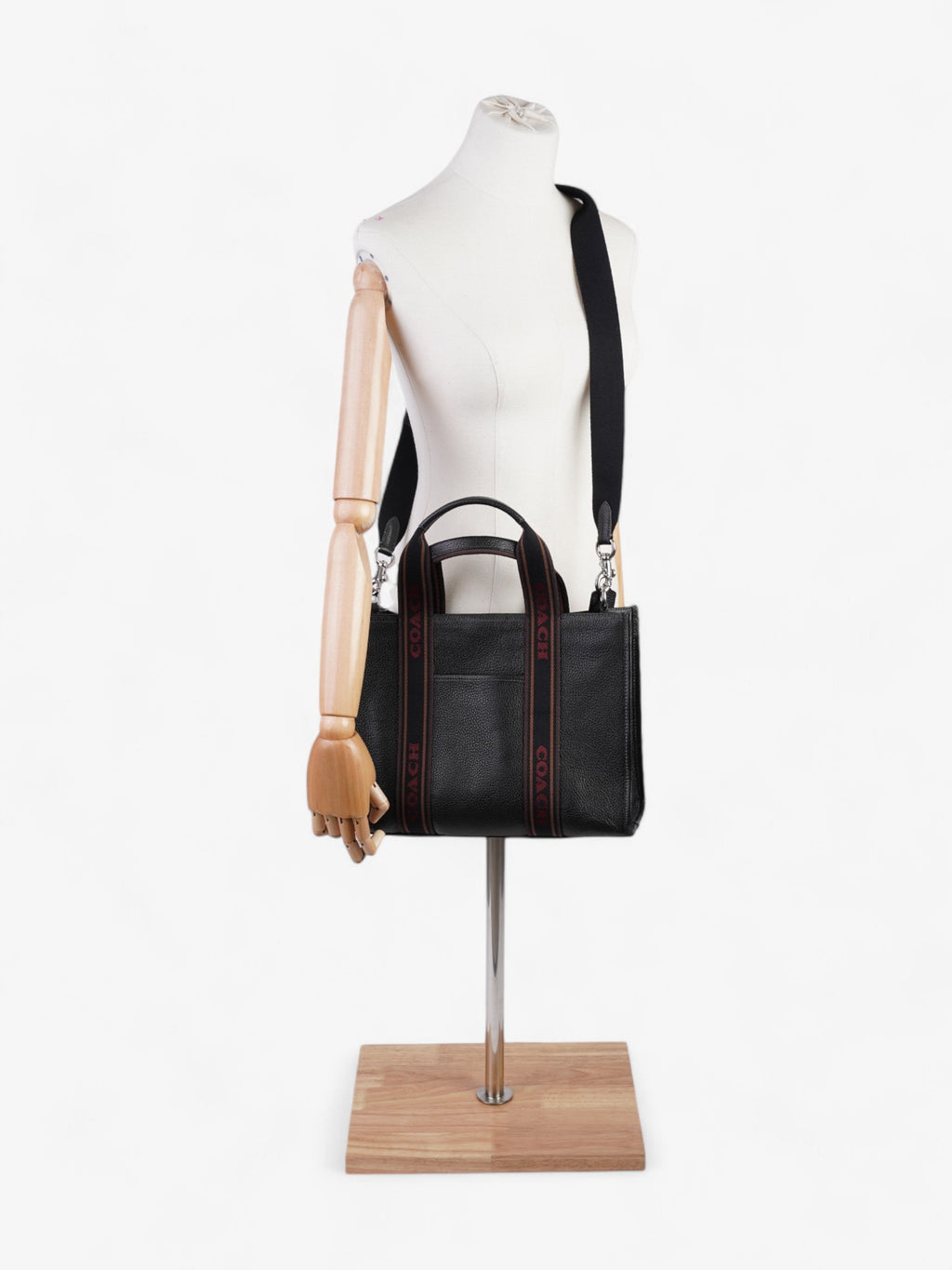 Coach Smith Tote Black Leather