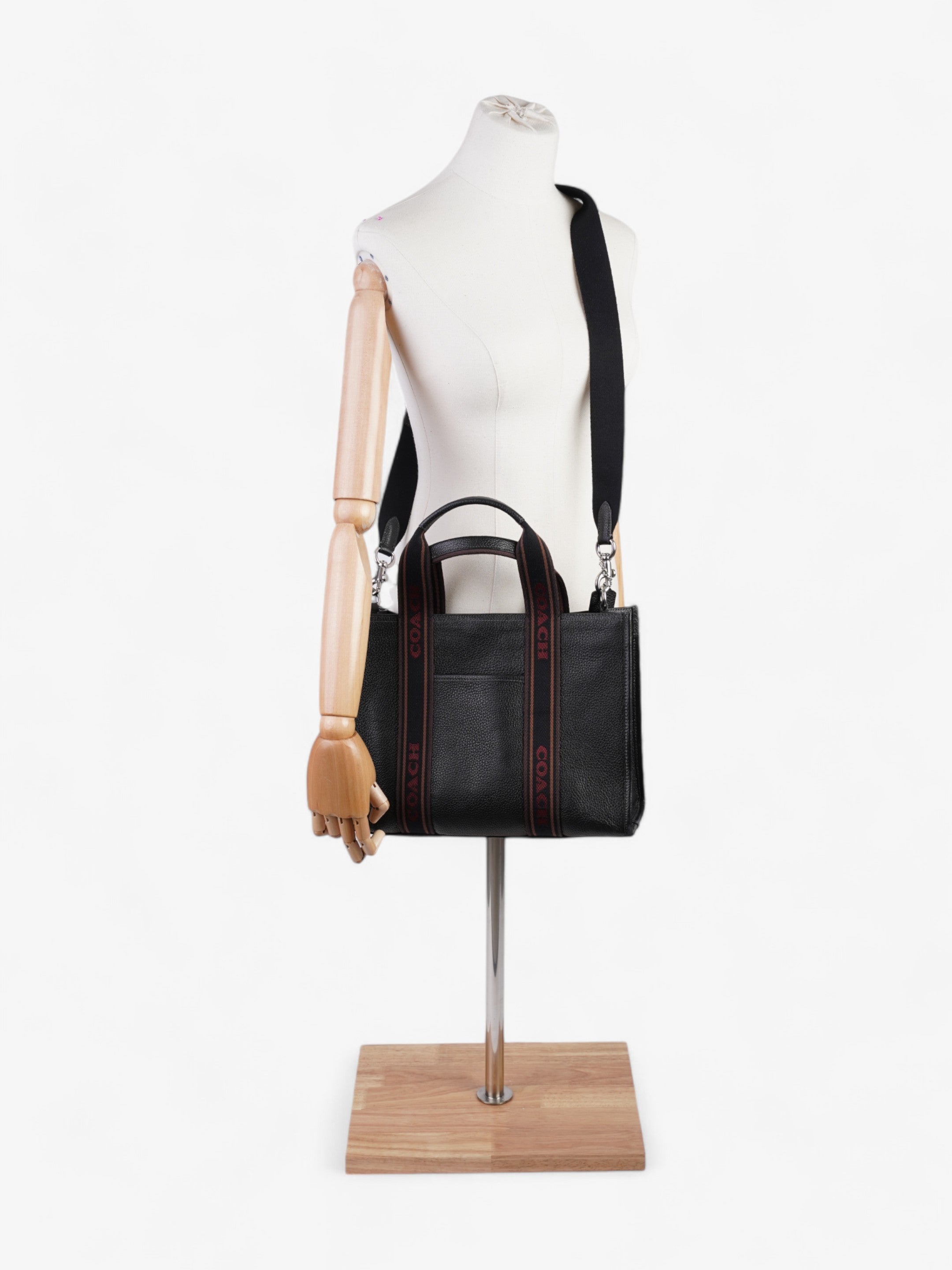 Coach Smith Tote Black Leather