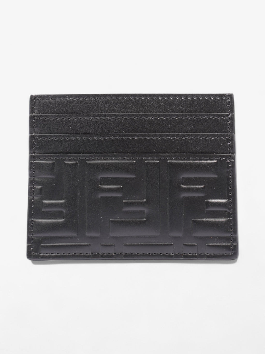 Fendi FF Cardholder Black Leather
