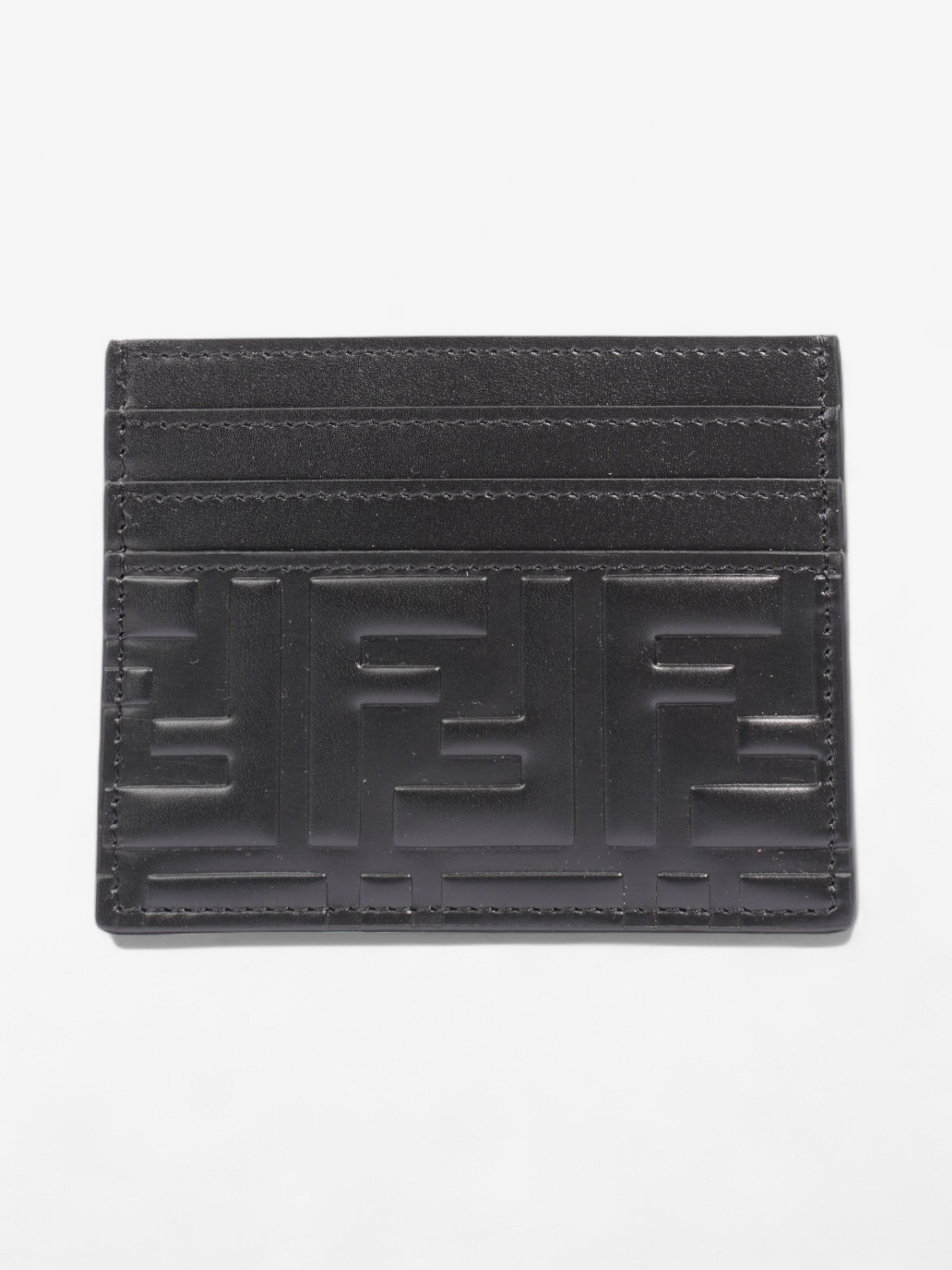 Fendi FF Cardholder Black Leather