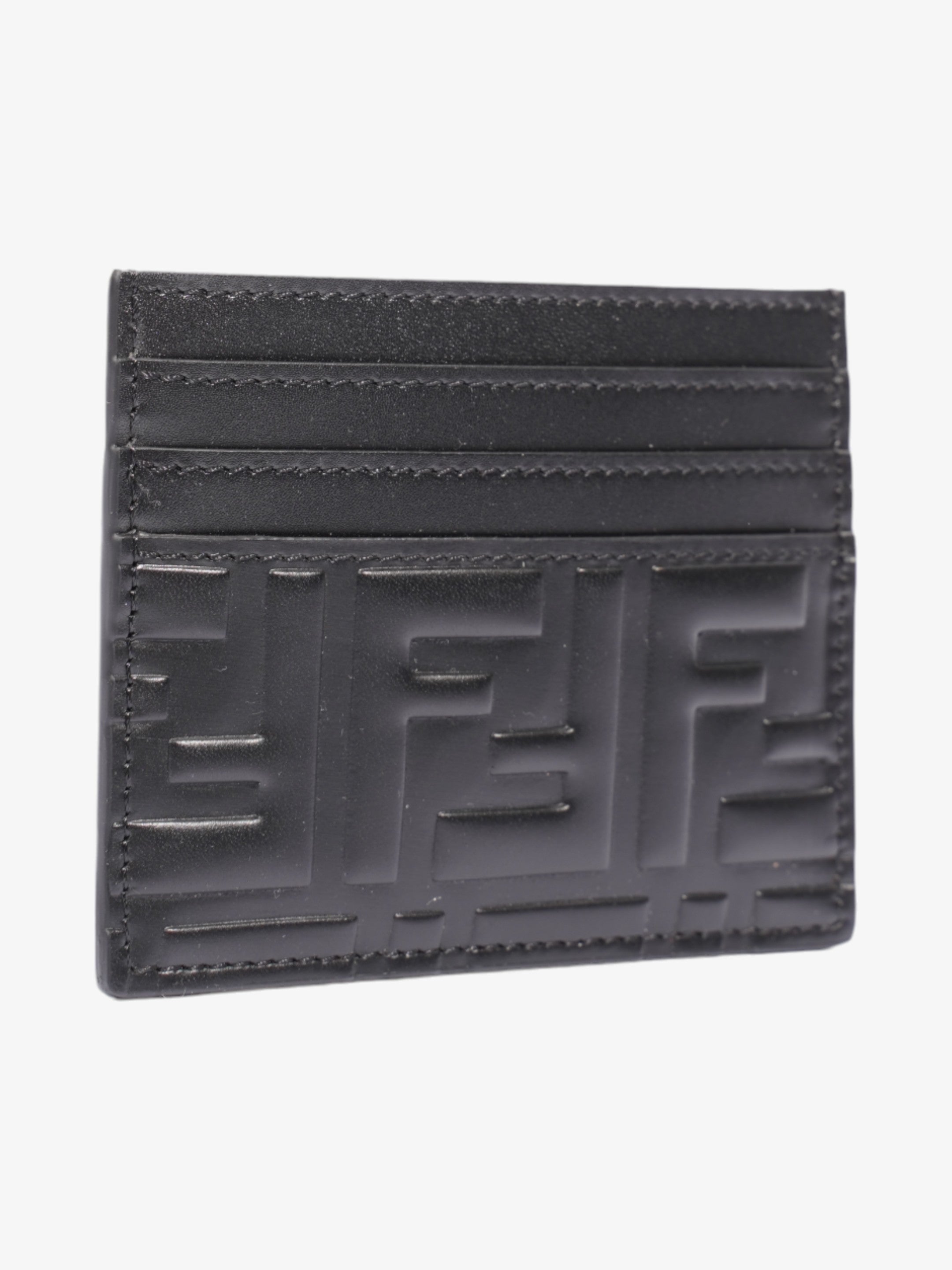 Fendi FF Cardholder Black Leather