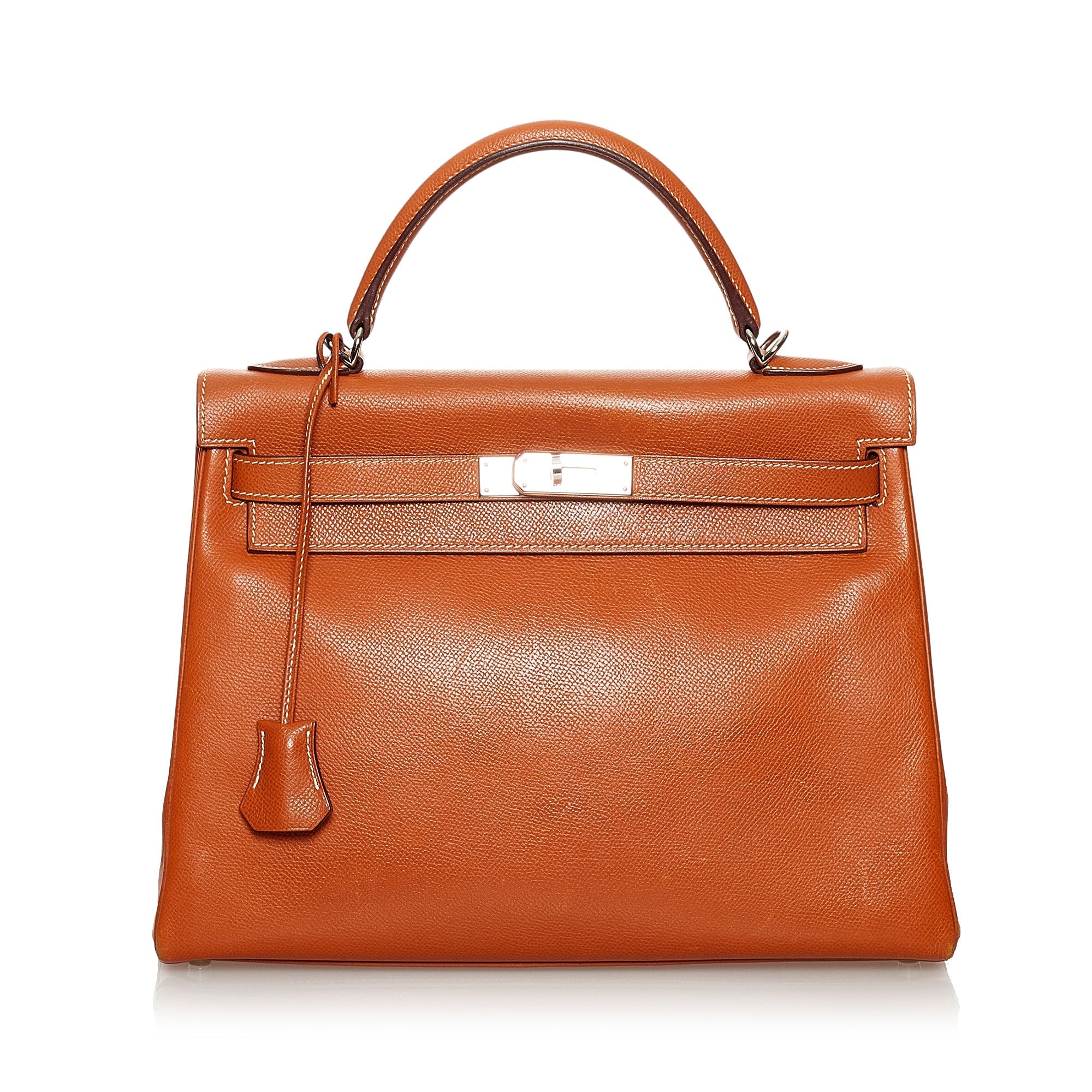 HermÃƒÆ’Ã‚Â¨s Kelly Retourne 32 Brown Epsom Palladium