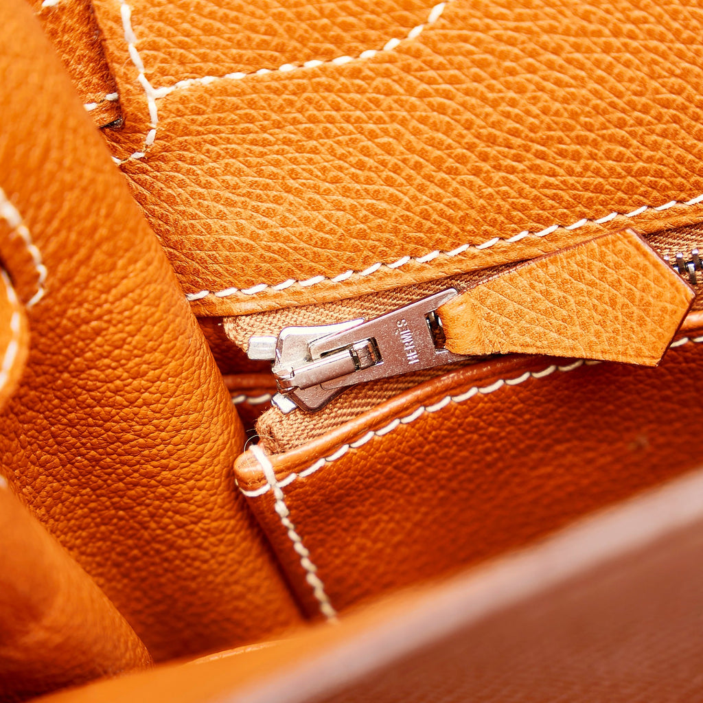 HermÃƒÆ’Ã‚Â¨s Kelly Retourne 32 Brown Epsom Palladium