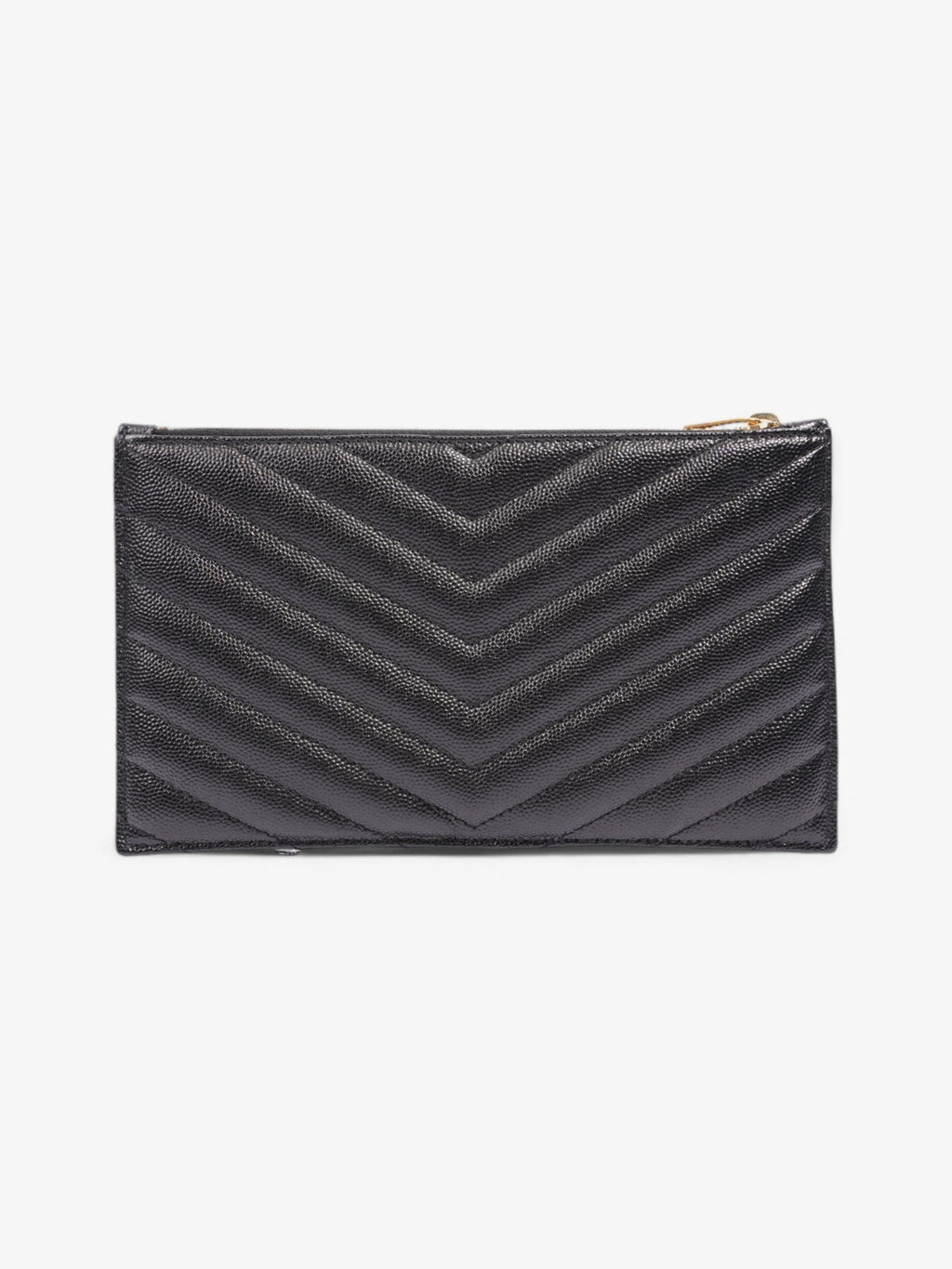 Saint Laurent Cassandre Pouch Black Matelasse Leather