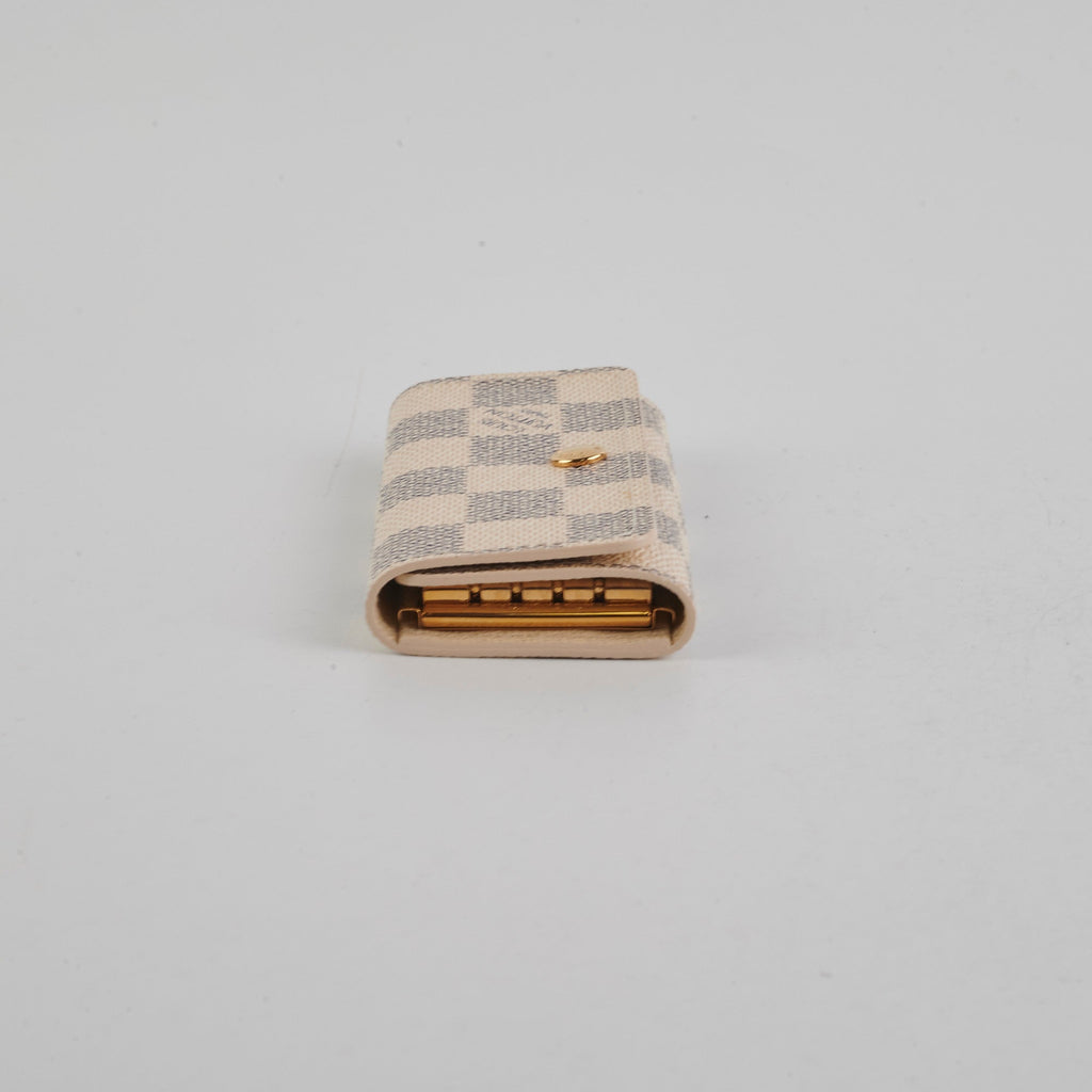 Louis Vuitton 4 Keys Holder Damier Azur