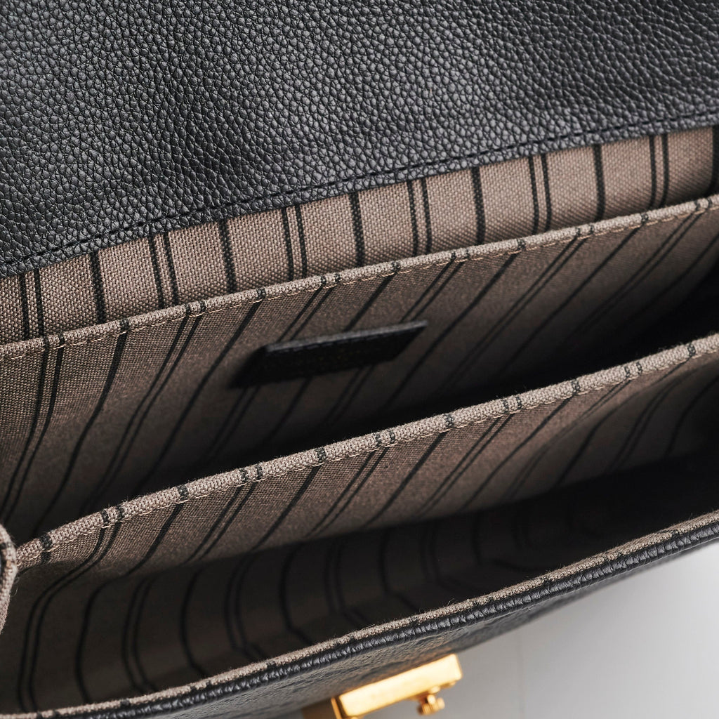 ITEM 14 - Louis Vuitton Pochette Metis Empreinte Black