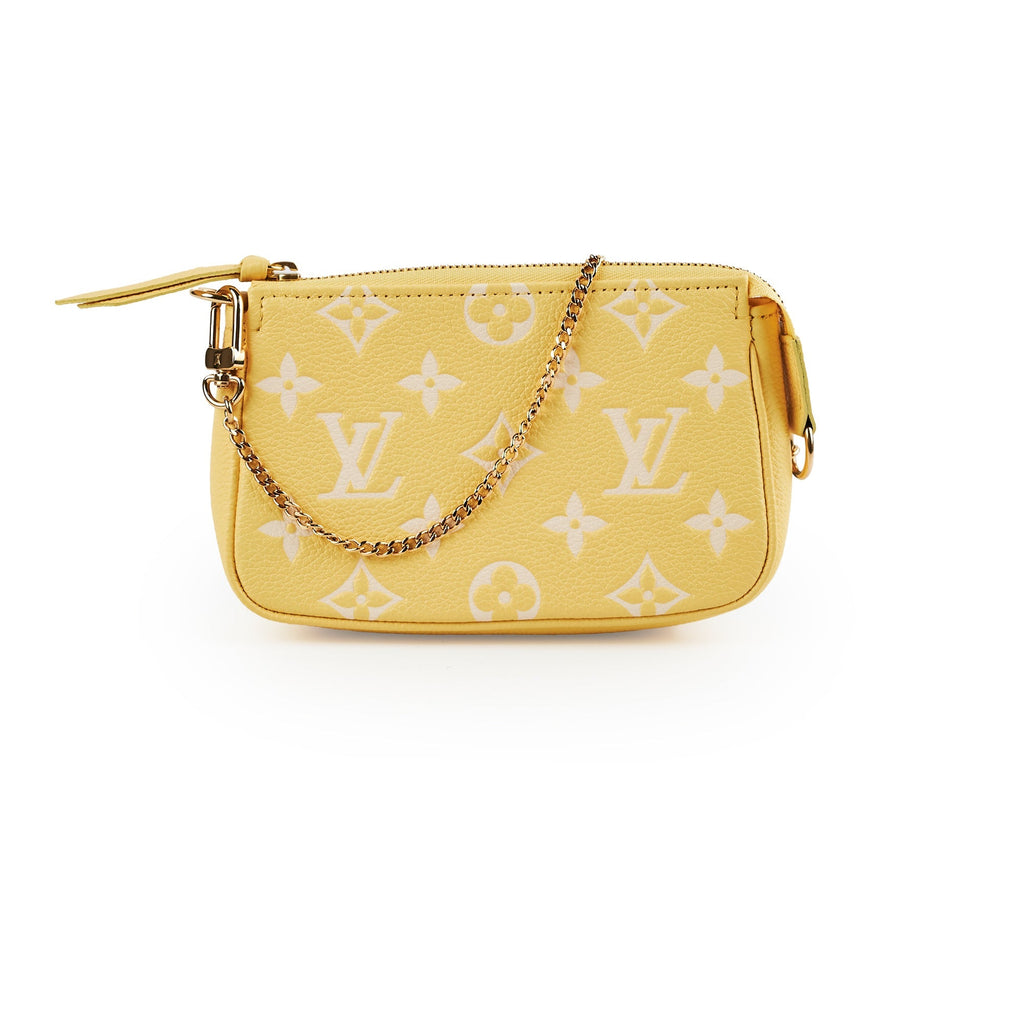 Louis Vuitton Mini Pochette Yellow