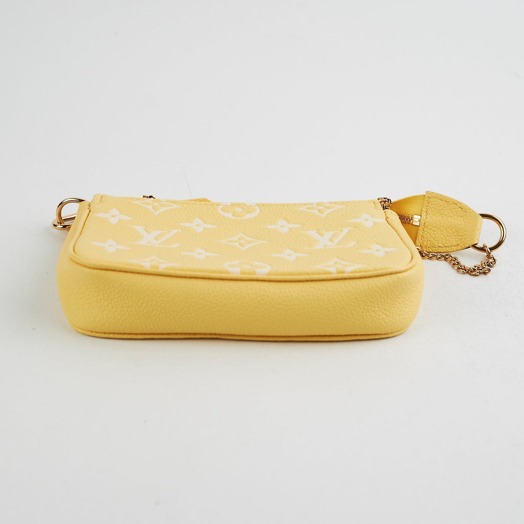 Louis Vuitton Mini Pochette Yellow