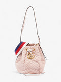 Gucci Marmont 2.0 Bucket Bag Pink Matelasse Leather