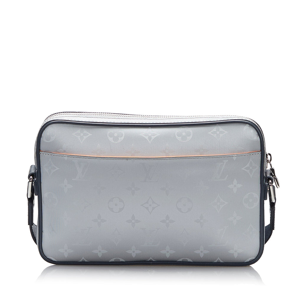 Gray Louis Vuitton Monogram Satellite Alpha Messenger Crossbody Bag