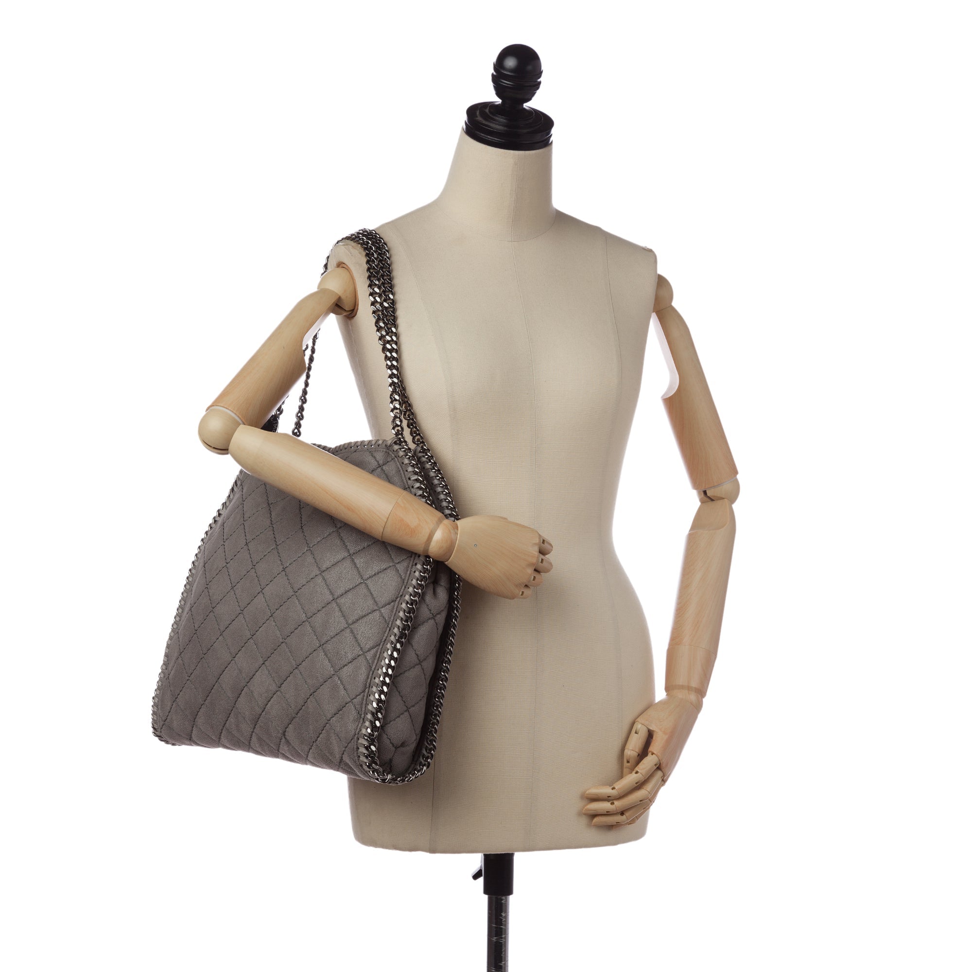 Gray Stella McCartney Falabella Tote Bag