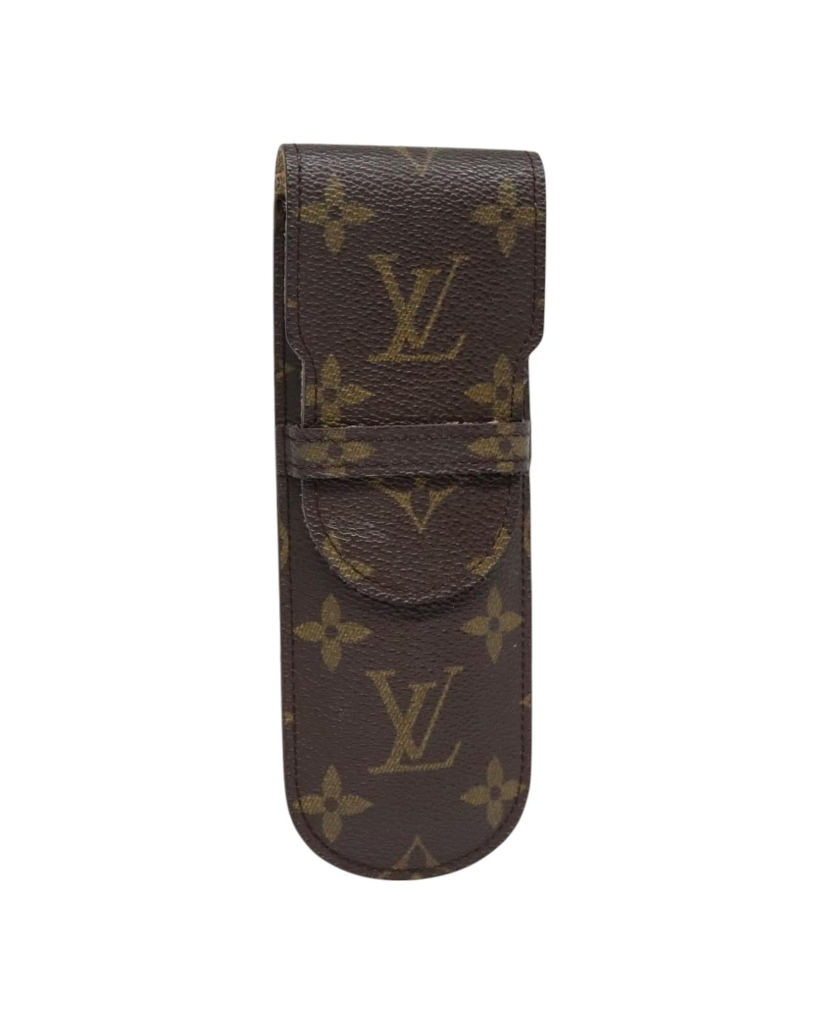 Monogram Canvas Pen Case