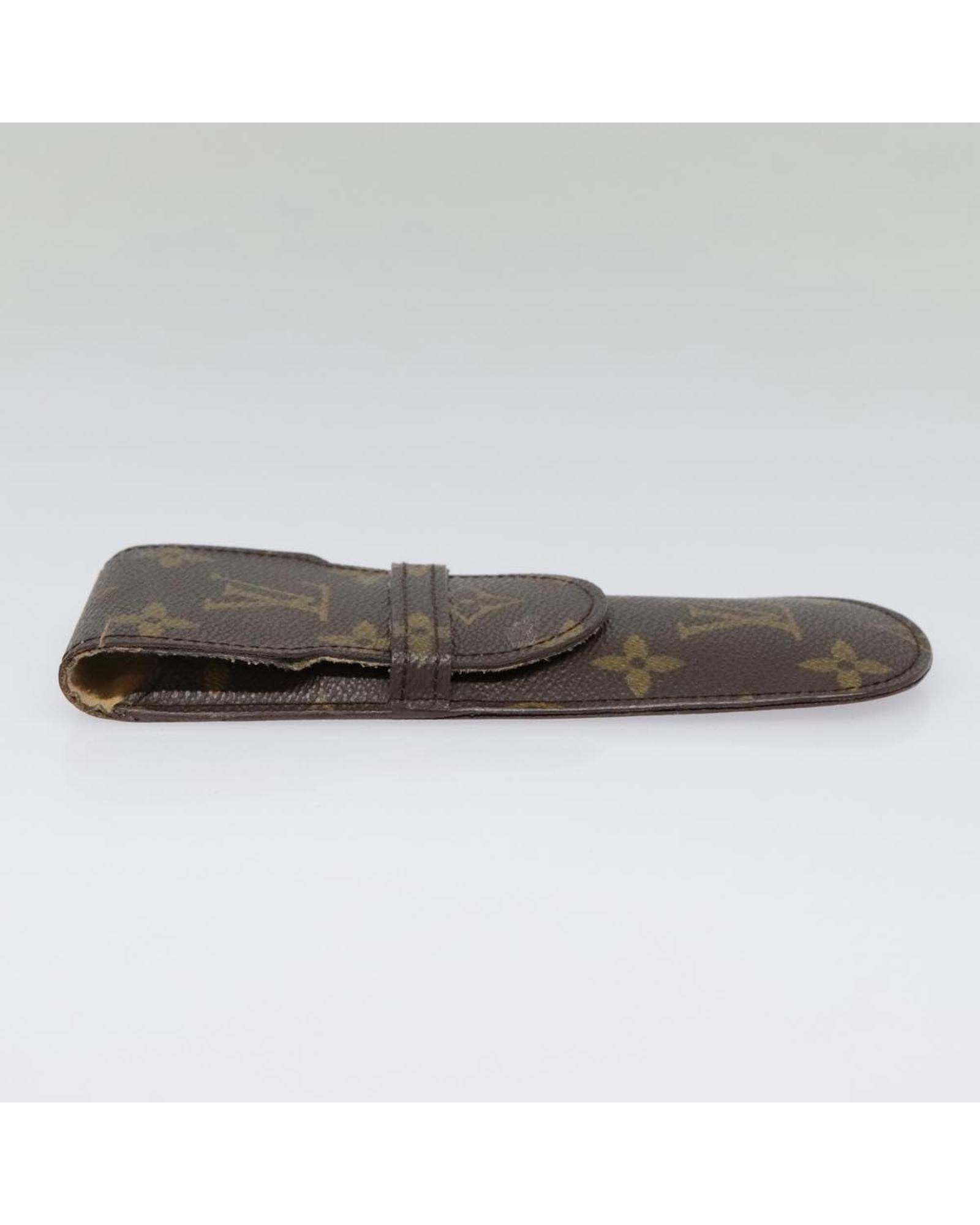 Monogram Canvas Pen Case