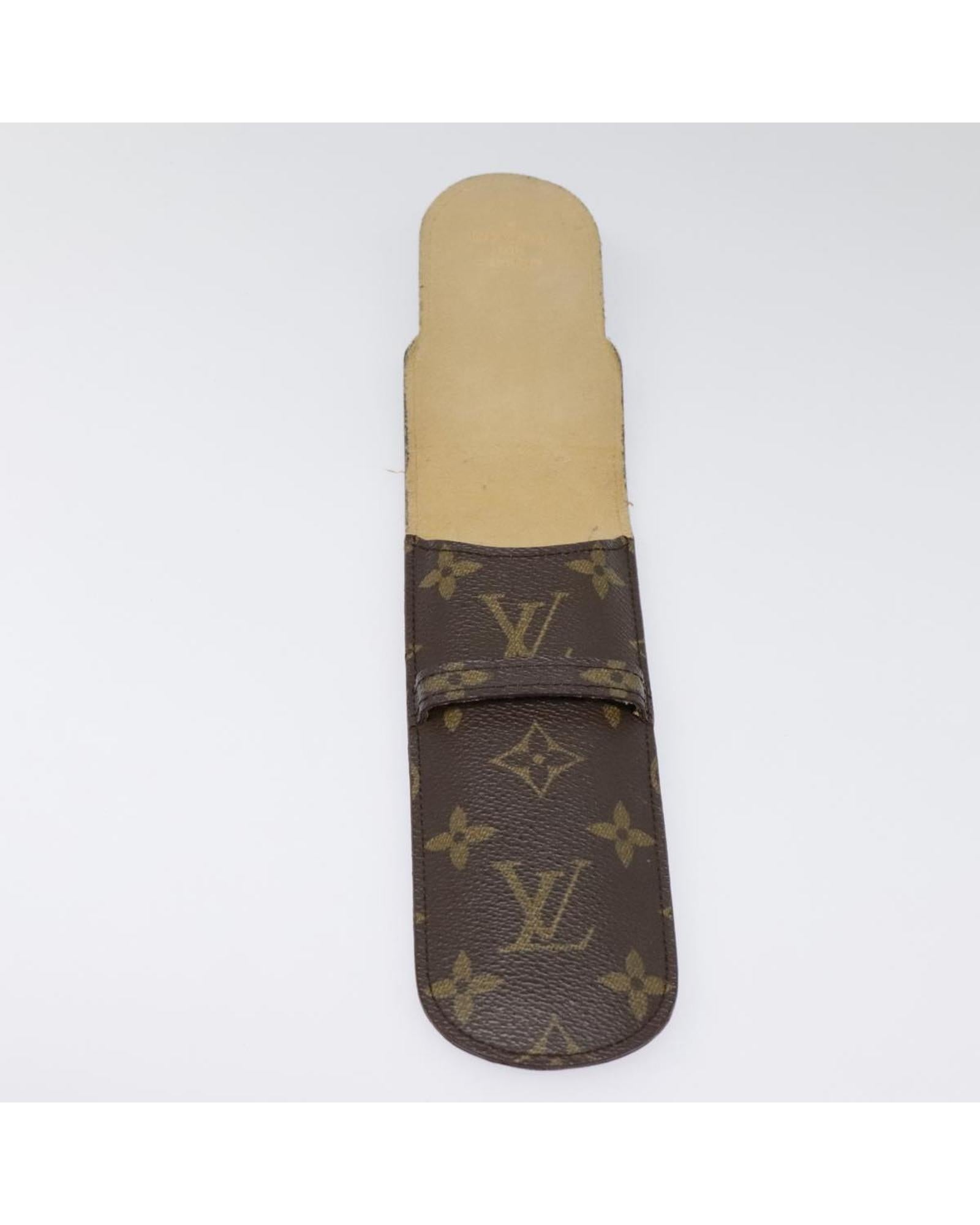 Monogram Canvas Pen Case