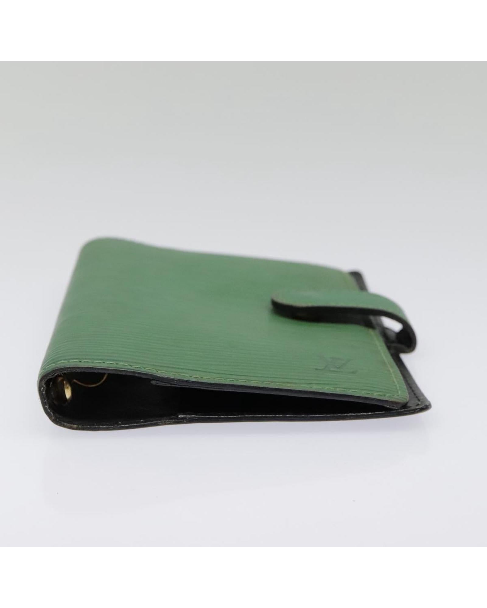 Epi Leather Day Planner Cover with Storage Odor