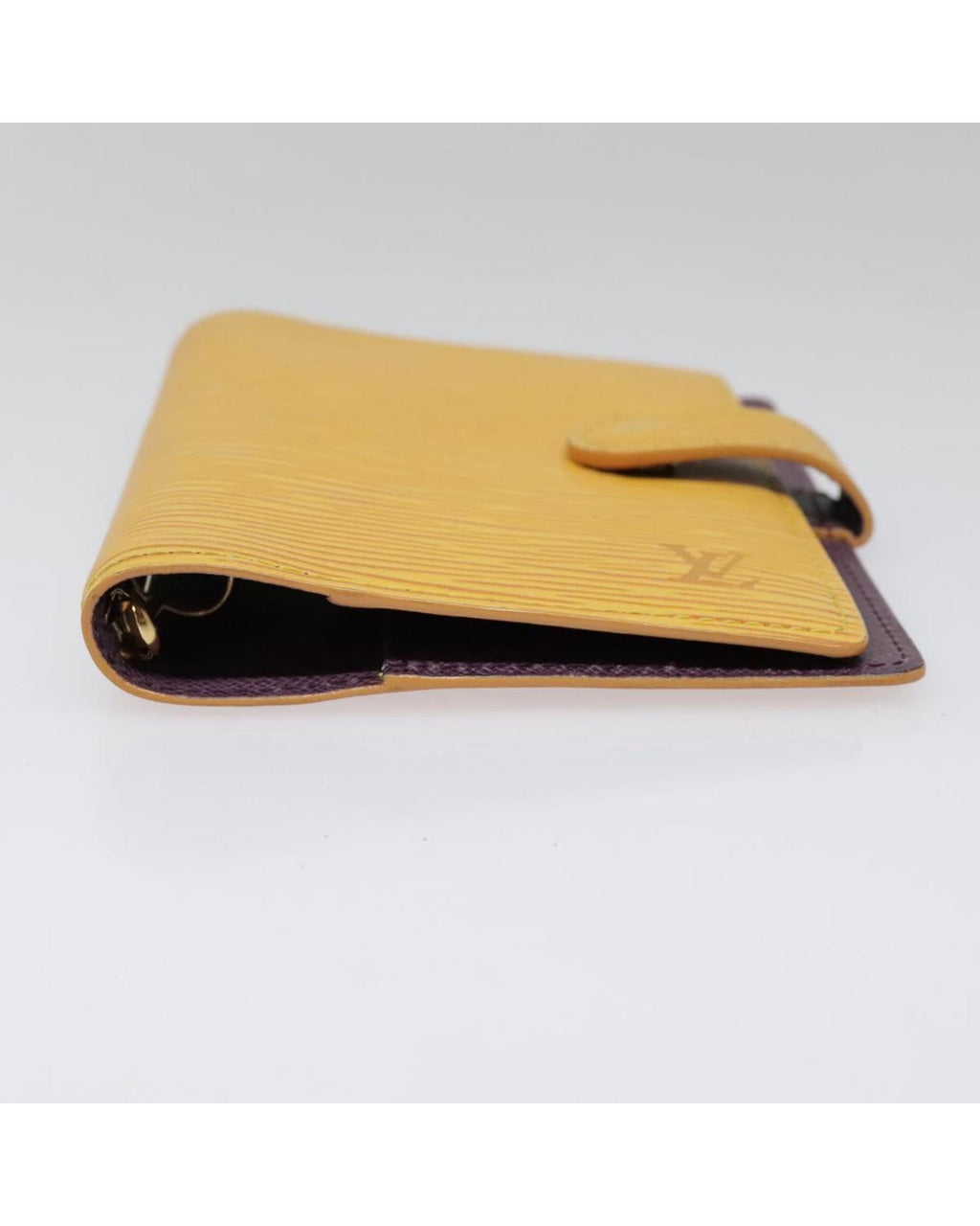 Epi Leather Day Planner Cover with Button Clasp