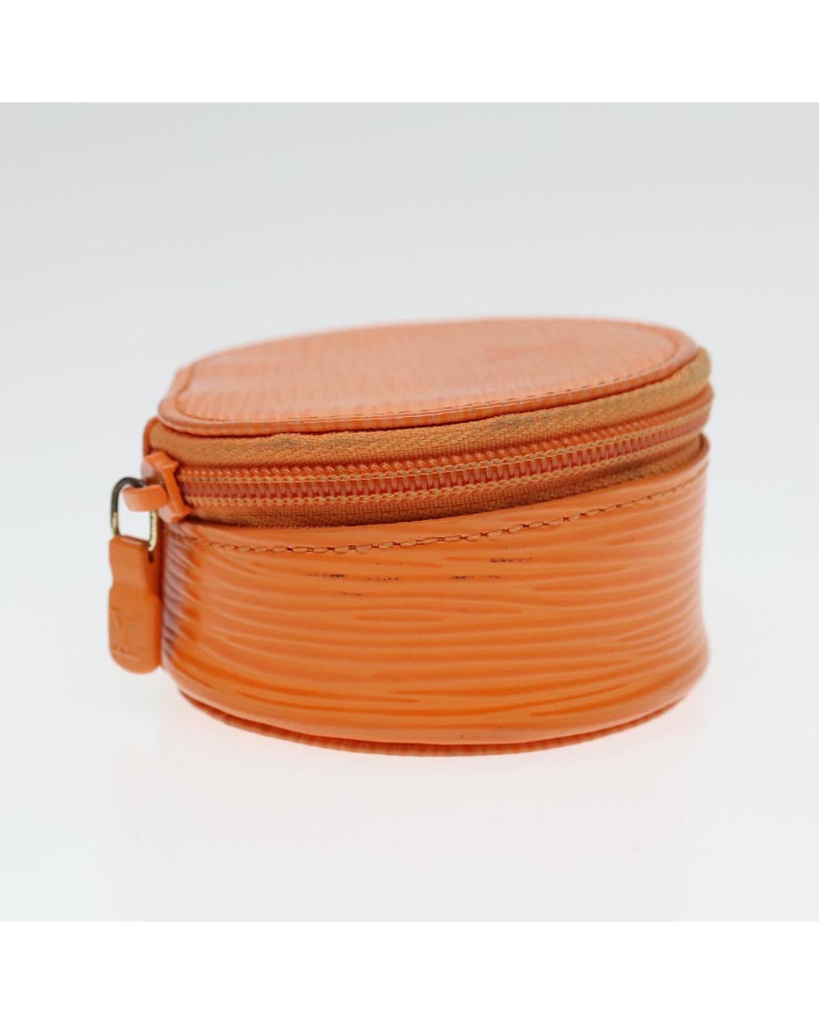 Epi Leather Jewelry Box with Secure Clasp