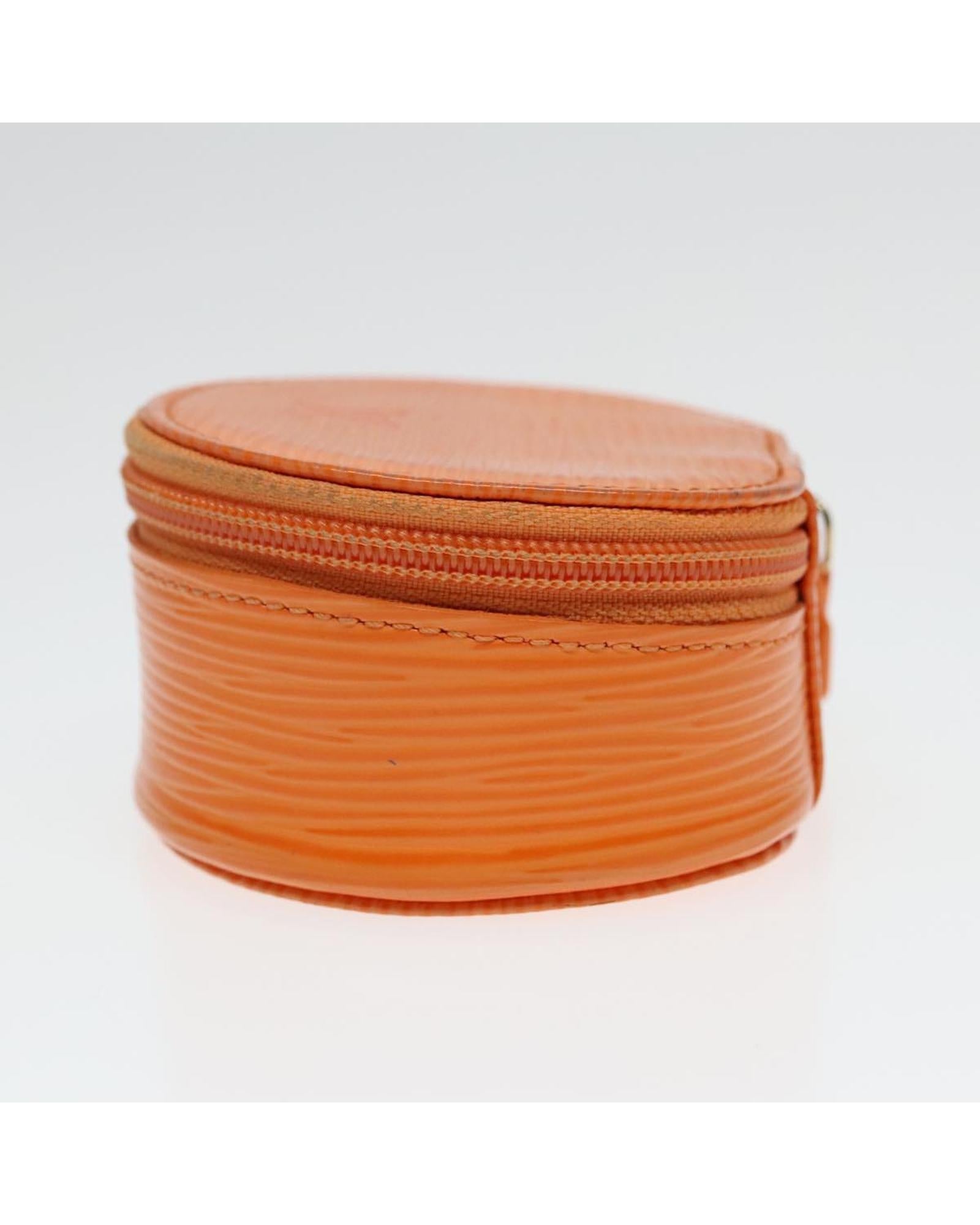 Epi Leather Jewelry Box with Secure Clasp